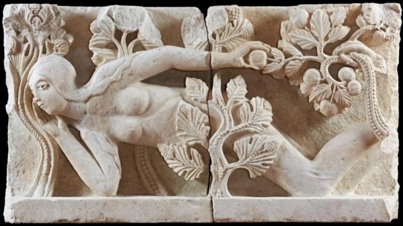 The Temptation of Eve - Musée Rolin, Autun